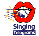 Singing Telegrams Logo - Copyright logo & design